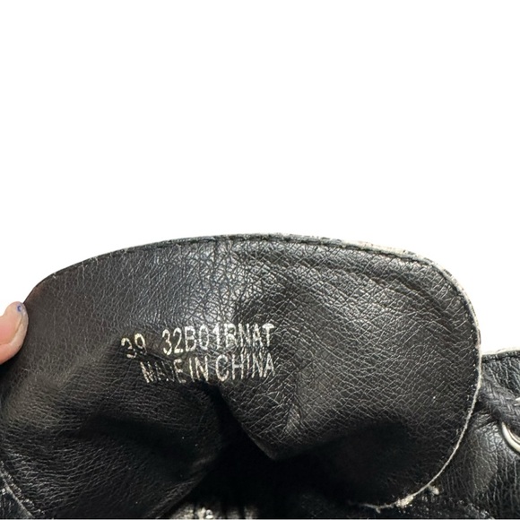 Topshop Snakeprint Lace-Up Platform Combat Boots - Side Zip - Women's Size 8 - Picture 13 of 14